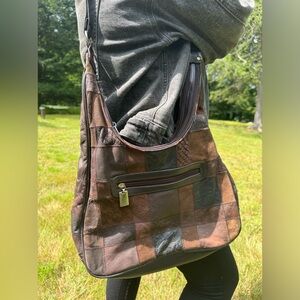 Vintage Leather Messenger Bag